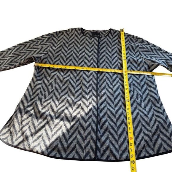 Talbots Wool Blend Womens Coat 3X Sweater Jacket Hidden Snap Buttons - Picture 9 of 9